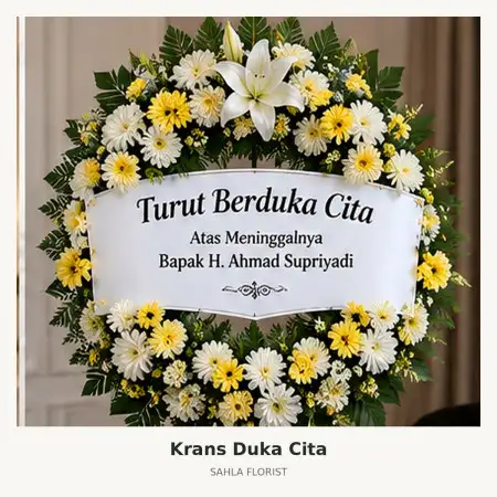 Krans Bunga Duka Ciputat